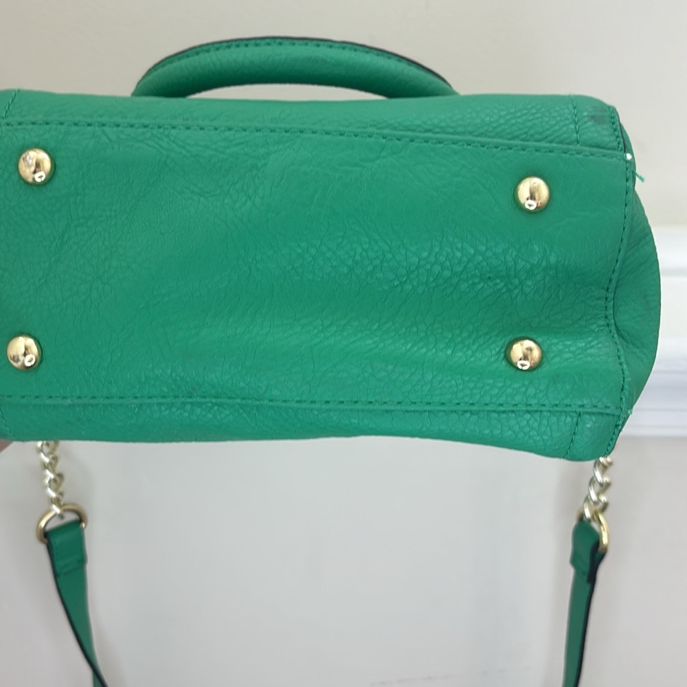 Solid Green Crossbody Bag by Merona with Goldtone Hardware - Picture 10 of 11